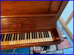 Antique 1908 Steinway Vertegrand 50in Tall Model K Piano 48in Keys Serial 132257