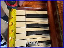 Antique 1908 Steinway Vertegrand 50in Tall Model K Piano 48in Keys Serial 132257