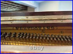 Antique 1908 Steinway Vertegrand 50in Tall Model K Piano 48in Keys Serial 132257