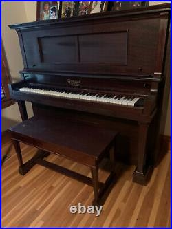Antique 1915 Troubadour Player Piano