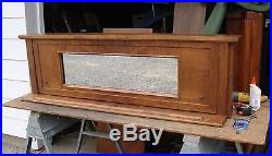 Antique, Bar back, mantel mirror from 90 year old Cable brand piano. Back bar