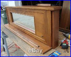Antique, Bar back, mantel mirror from 90 year old Cable brand piano. Back bar