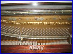 Antique Bradbury Upright Grand Piano 1890's New York Company