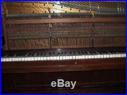 Antique C. Bechstein Piano Upright Grand
