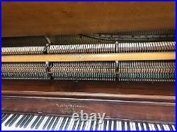 Antique Cable Nelson Upright Grand piano With Bench