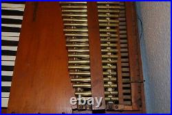 Antique Celesta Keyboard Kohler Chase Tube Chimes 3 octave Tabletop