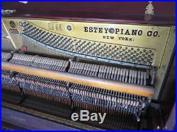 Antique Estey Upright Piano (c. 1909) Mahogany Wood