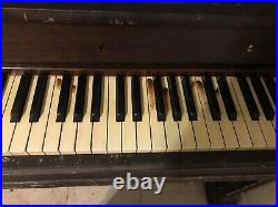 Antique Full Size Upright Piano Cumberland Richmond, Indiana Starr Piano Company