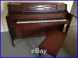 Antique Mahogany Story & Clark Piano