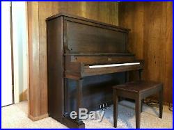 Antique P. A. Starck Cabinet Grand Piano from extremely high quality Starck