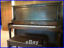 Antique P. A. Starck Cabinet Grand Piano from extremely high quality Starck