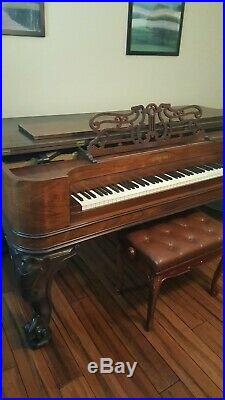 Antique Piano, Chickering 1870's square grand