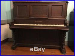 Antique Piano, Mason & Hamlin style 10 Upright Vintage Piano