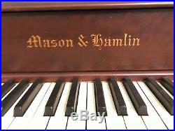 Antique Piano, style 10, Mason & Hamlin, Upright Vintage Piano