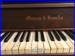 Antique Piano, style 10, Mason & Hamlin, Upright Vintage Piano