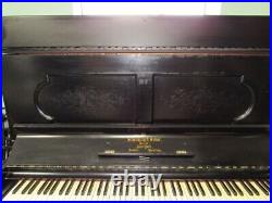 Antique STEINWAY & SONS Tall UPRIGHT Piano NEW YORK HAMBURG 1886