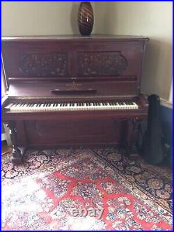 Antique Steinway upright piano