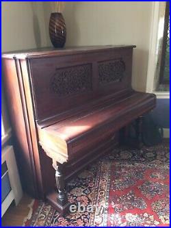 Antique Steinway upright piano