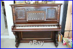 Antique Upright Grand Piano 1890