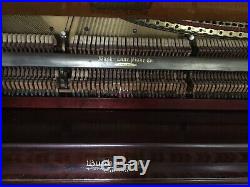 Antique Upright Piano Bush And Lane. Plays Beautifully For Age