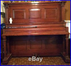 Antique Upright Piano Bush And Lane circa 1913, 88 key, perfect for restoration