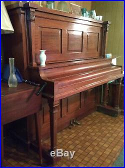 Antique Upright Piano Bush And Lane circa 1913, 88 key, perfect for restoration