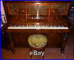 Antique Victorian Piano and bench