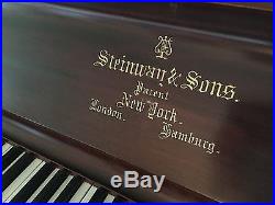 Antique Vintage 1870's Steinway Upright Piano Serial # 6520