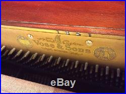 Antique Vose & Sons Upright Piano 1926 Maintained Sounds Beautiful #8294