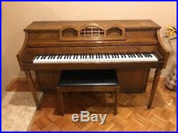 Antique Whitney Kimball piano with bench