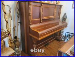 Antique hoffman standin piano in wonderful condition and all original parts