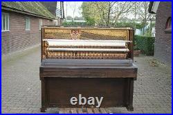 Antique upright piano Ed Seiler Germany 19th century