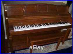 BALDWIN VERTICAL PIANO WITH BENCH 40 VERY GOOD CONDITION Serial # 1395216
