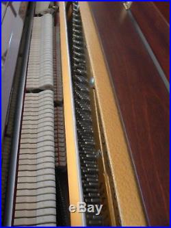 BECHSTEIN Gruppe Berlin Made Zimmerman Upright Piano Mahogany Immaculate 3 Pedal