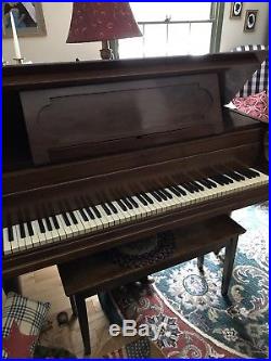 BOSTON Henry F Miller Baby Grand Piano Used Antique 1901 Great Condition Useable