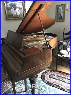 BOSTON Henry F Miller Baby Grand Piano Used Antique 1901 Great Condition Useable