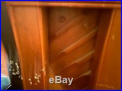 B. Shoninger Upright Piano Carved Cabinet Beautiful