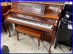 Baldwin 5040 Studio Upright Piano 45 Satin Mahogany
