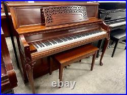 Baldwin 5040 Studio Upright Piano 45 Satin Mahogany