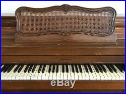 Baldwin Acrosonic Console Upright Piano 40 1/2 Satin Walnut
