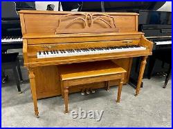 Baldwin Acrosonic Console Upright Piano 43 Satin Oak