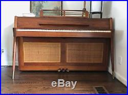 Baldwin Acrosonic Mid Century Modern Danish Teak Piano
