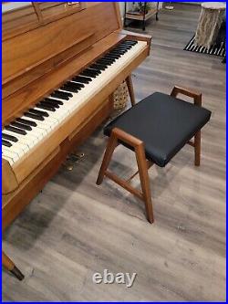 Baldwin Acrosonic Piano Bench Mid Century Scandinavian Design ABT Modern