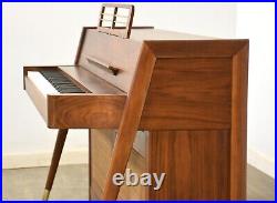 Baldwin Acrosonic Piano Walnut Mid Century Modern Piano