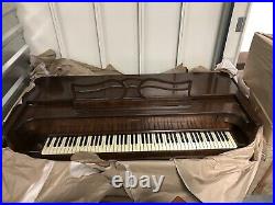 Baldwin Acrosonic Piano With Bench Mahogany Serial #421848 1948