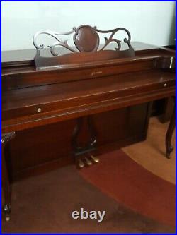 Baldwin Acrosonic Piano With Bench-Mahogany Serial # 581710 LOCAL PICK UP ONLY