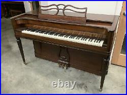 Baldwin Acrosonic Spinet Upright Piano 36 Satin Mahogany