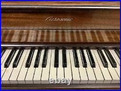 Baldwin Acrosonic Spinet Upright Piano 36 Satin Mahogany