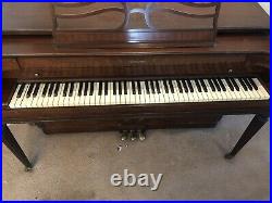 Baldwin Acrosonic Spinet Upright Piano 36 Satin Mahogany 1938 #293286