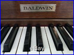 Baldwin Acrosonic Spinet Upright Piano with Bench